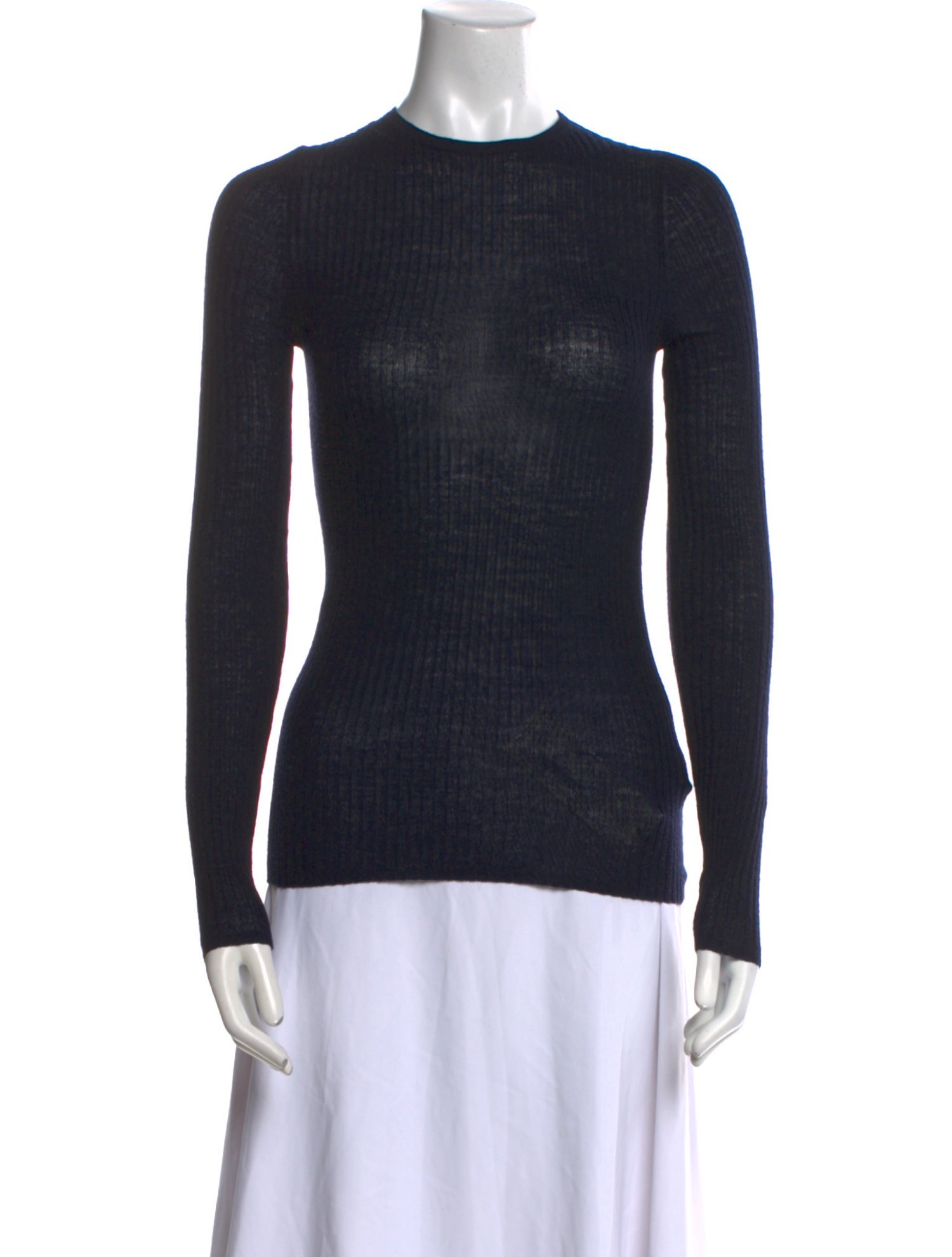 Tibi Wool Crew Neck Sweater